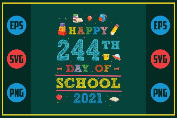 Happy 244th Day Graphics for Crafts
