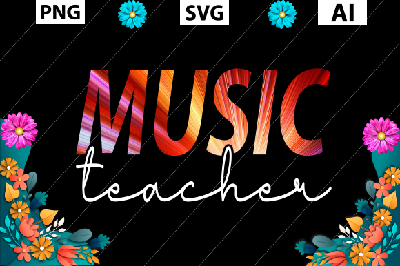Music Teacher Graphics for Crafts & Blogs