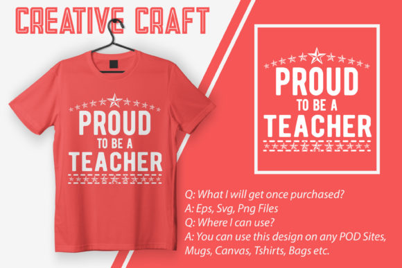 Proud to Be a Teacher: Graphics for Crafts